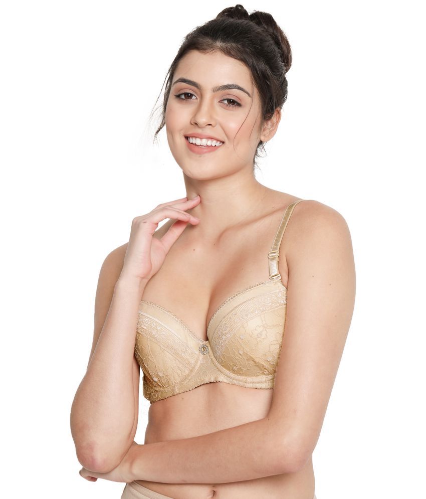     			Susie Beige Nylon Lightly Padded Women's Balconette Bra ( Pack of 1 )