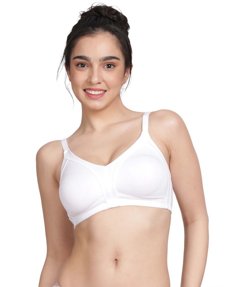     			Susie White Cotton Blend Non Padded Women's Minimizer Bra ( Pack of 1 )