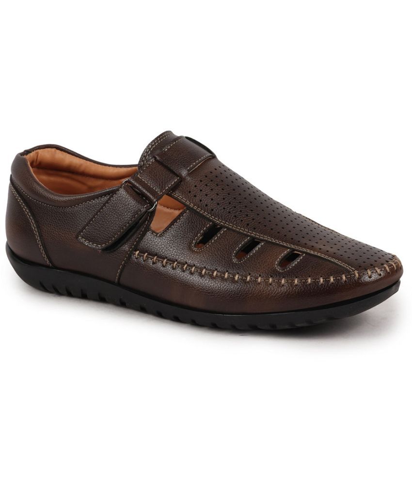     			Fausto - Brown Men's Sandals