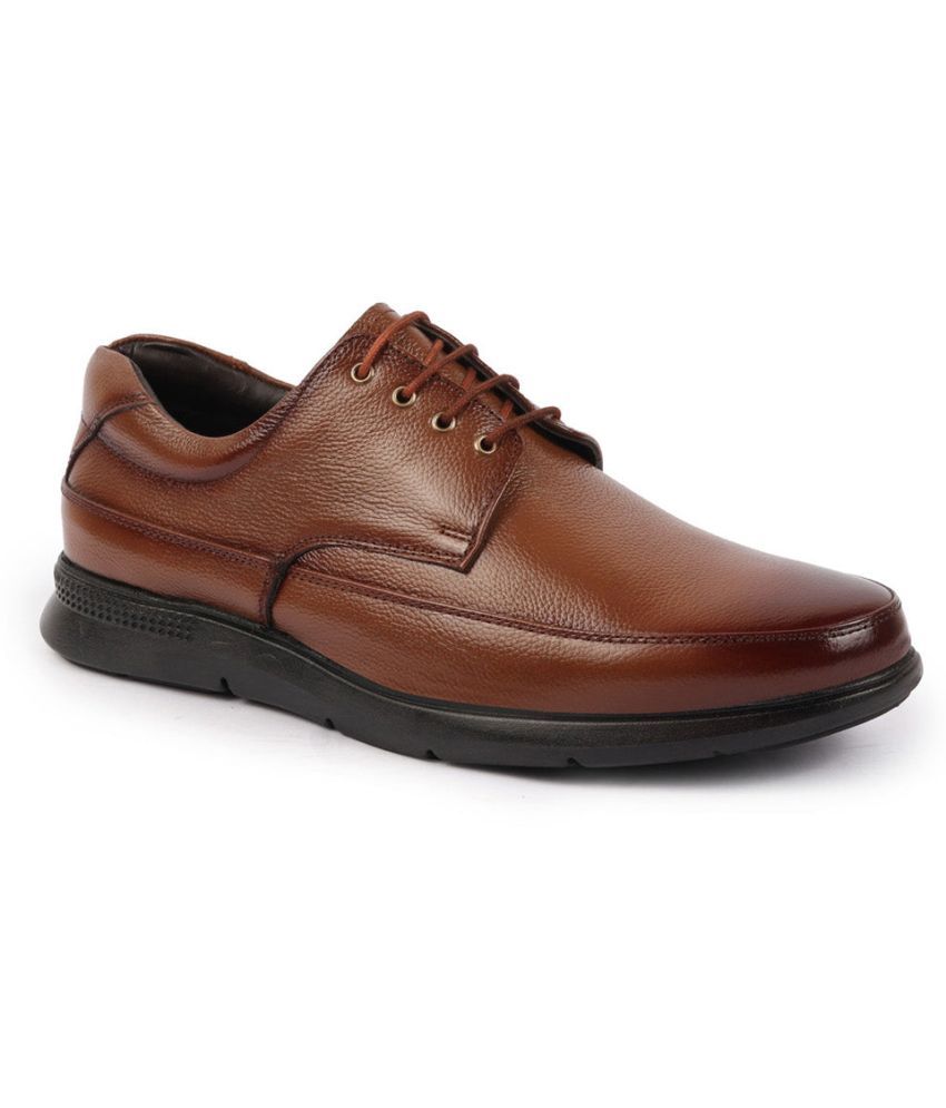     			Fausto Tan Men's Derby Formal Shoes