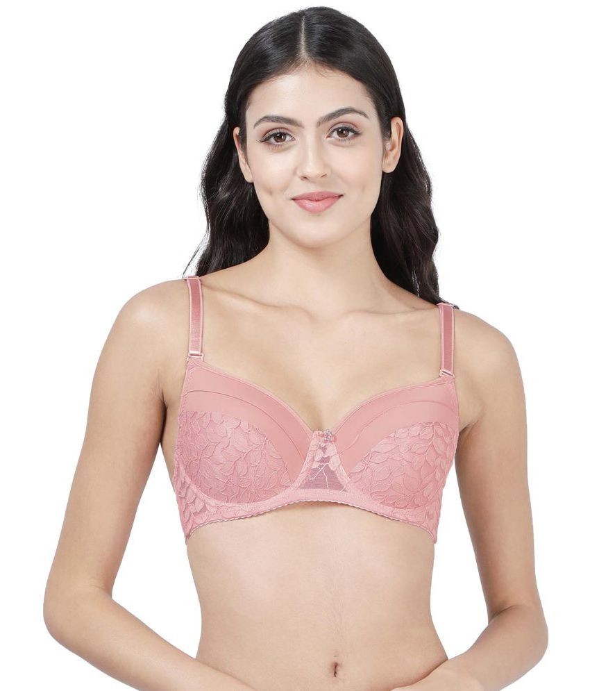     			Susie Pink Nylon Lightly Padded Women's Balconette Bra ( Pack of 1 )