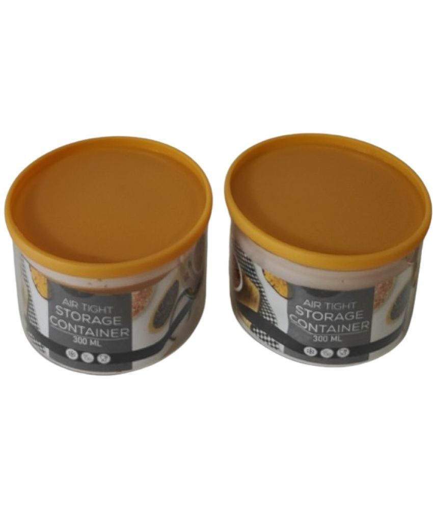     			YESKART Plastic Yellow Multi-Purpose Container ( Set of 2 )