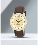 Wizard Times Brown Leather Analog Men's Watch