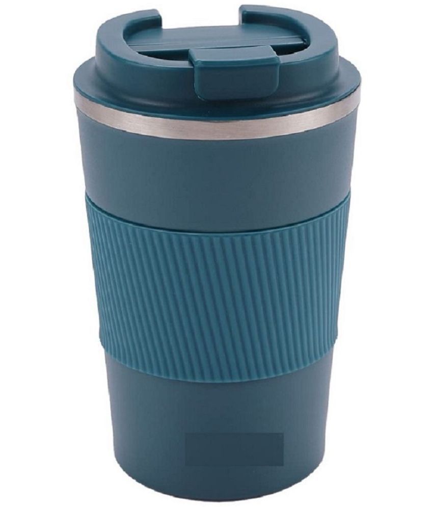     			Dynore Coffee Sipper Mug Solid Stainless Steel Coffee Mug 380 mL ( Pack of 1 )