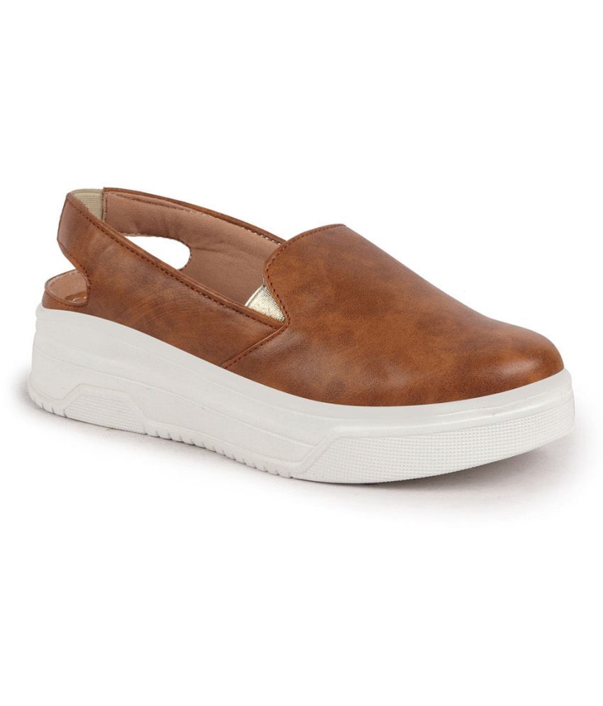     			Fausto Tan Women's Slip On