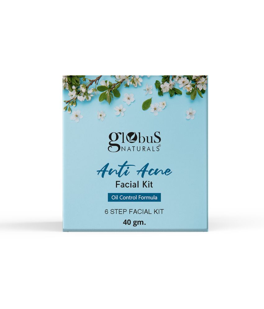     			Globus Naturals 2 Times Use Facial Kit For Dry Skin Turmeric 40 ( Pack of 1 )