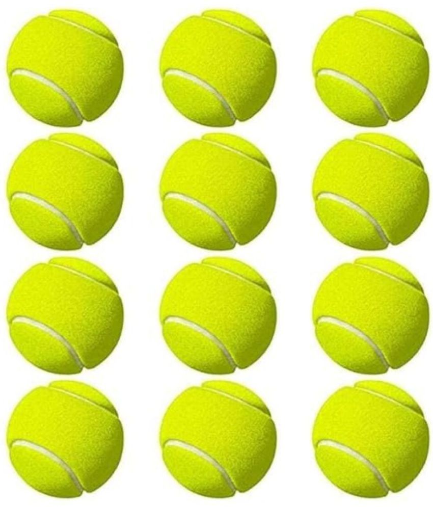     			Shopeleven Green Medium Tennis Ball ( Pack of 11 & More )