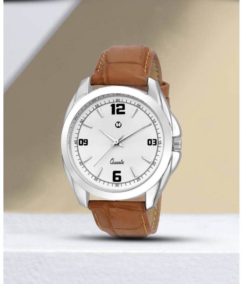     			Wizard Times Brown Leather Analog Men's Watch