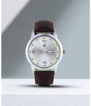 Wizard Times Brown Leather Analog Men's Watch