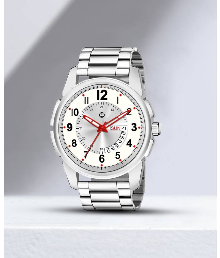     			Wizard Times Silver Stainless Steel Analog Men's Watch
