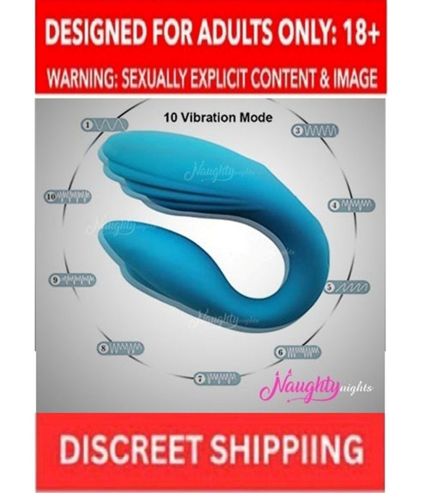     			100% Waterproof U-Shape Sexual Vibrator With Wireless Remote And USB Charging By CRAZYNYT