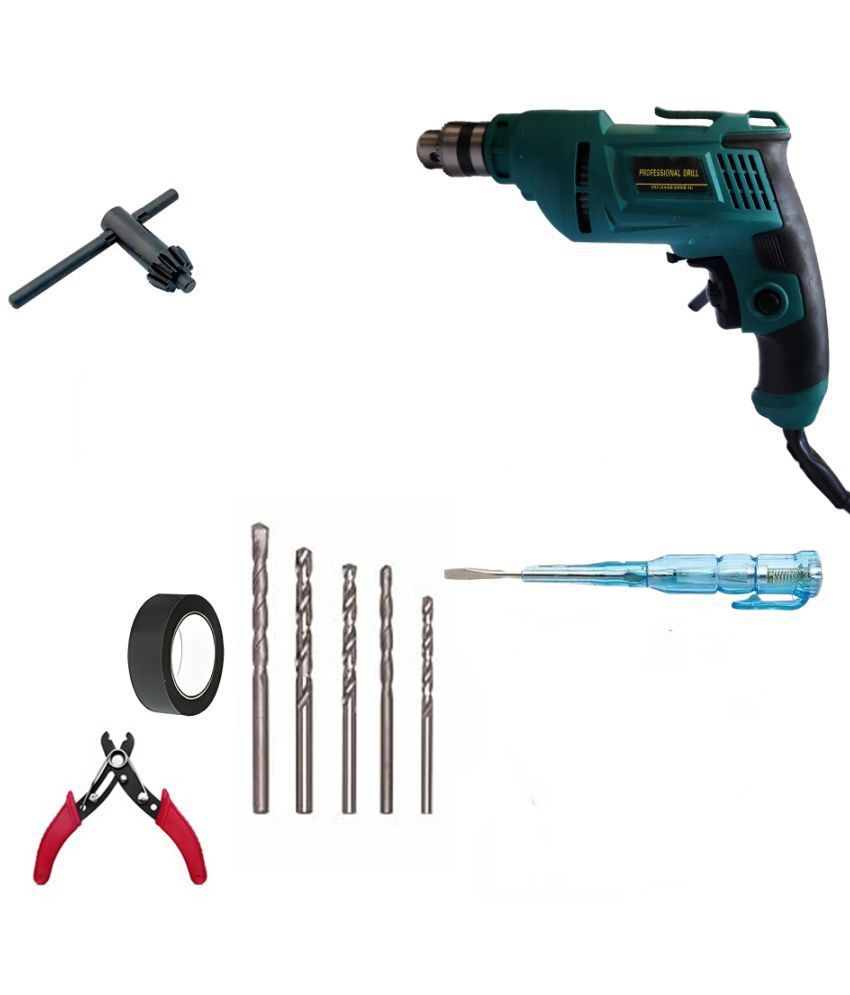     			Atrocitus - Kit of 6- 690 550W 9 mm Corded Drill Machine with Bits