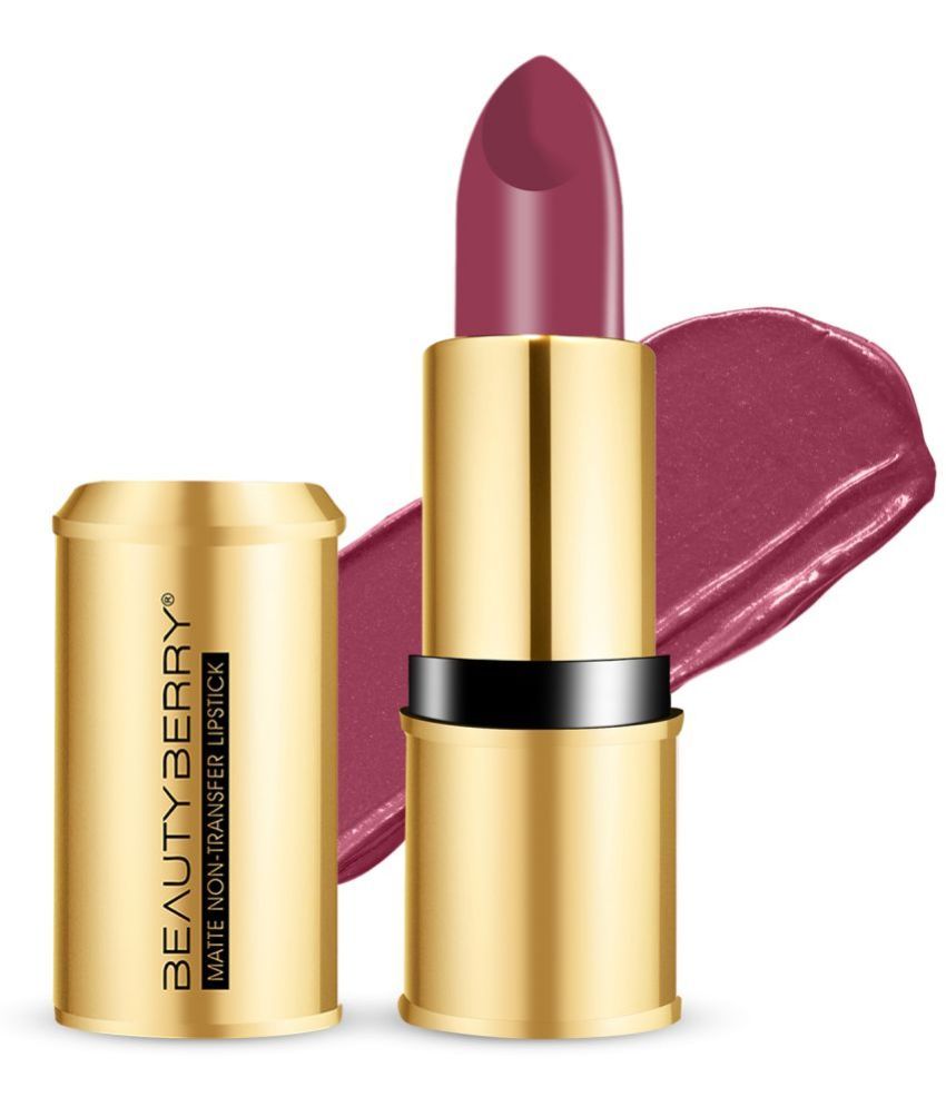     			Beauty Berry Bold Babe Non-Transfer Matte Lipstick 4g, Maple Magenta (Shade - 10)