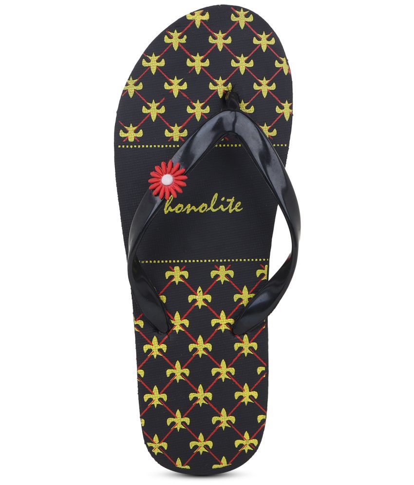     			Phonolite Black Women's Flip Flop