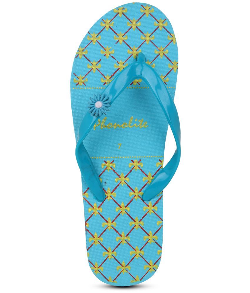     			Phonolite Light Blue Women's Flip Flop