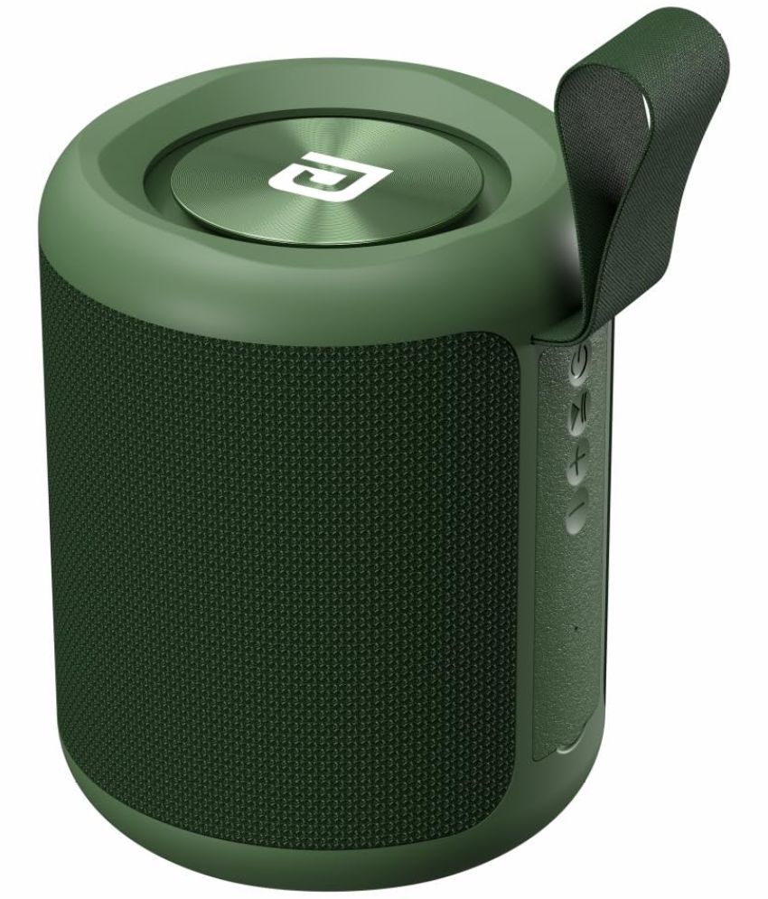     			Portronics SoundDrum P 20 W Bluetooth Speaker Bluetooth v5.0 with USB,SD card Slot,Aux Playback Time 6 hrs Green