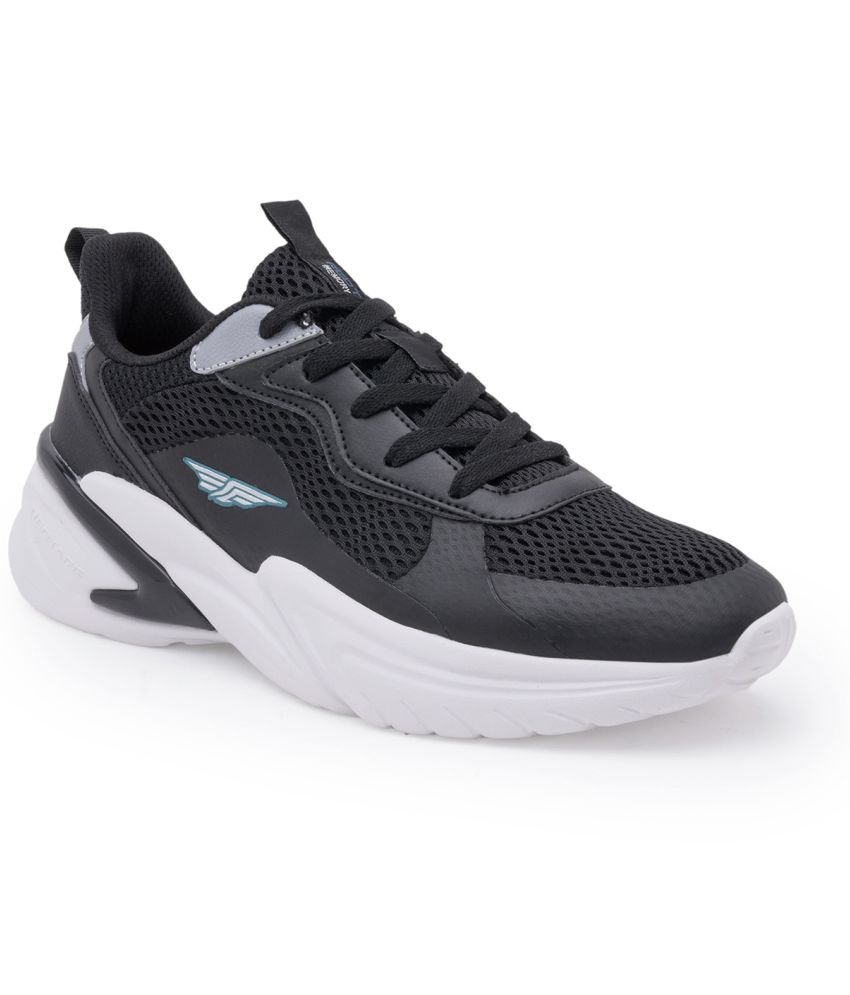     			Red Tape Black Men's Sports Running Shoes