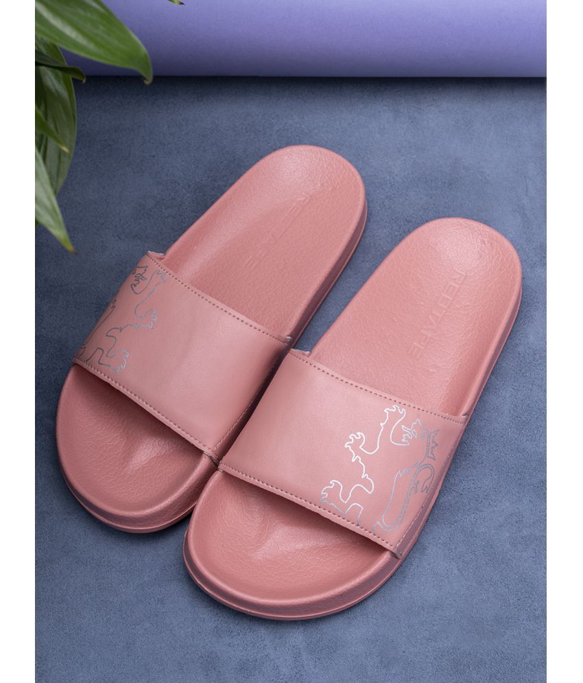     			Red Tape Pink Women's Slide