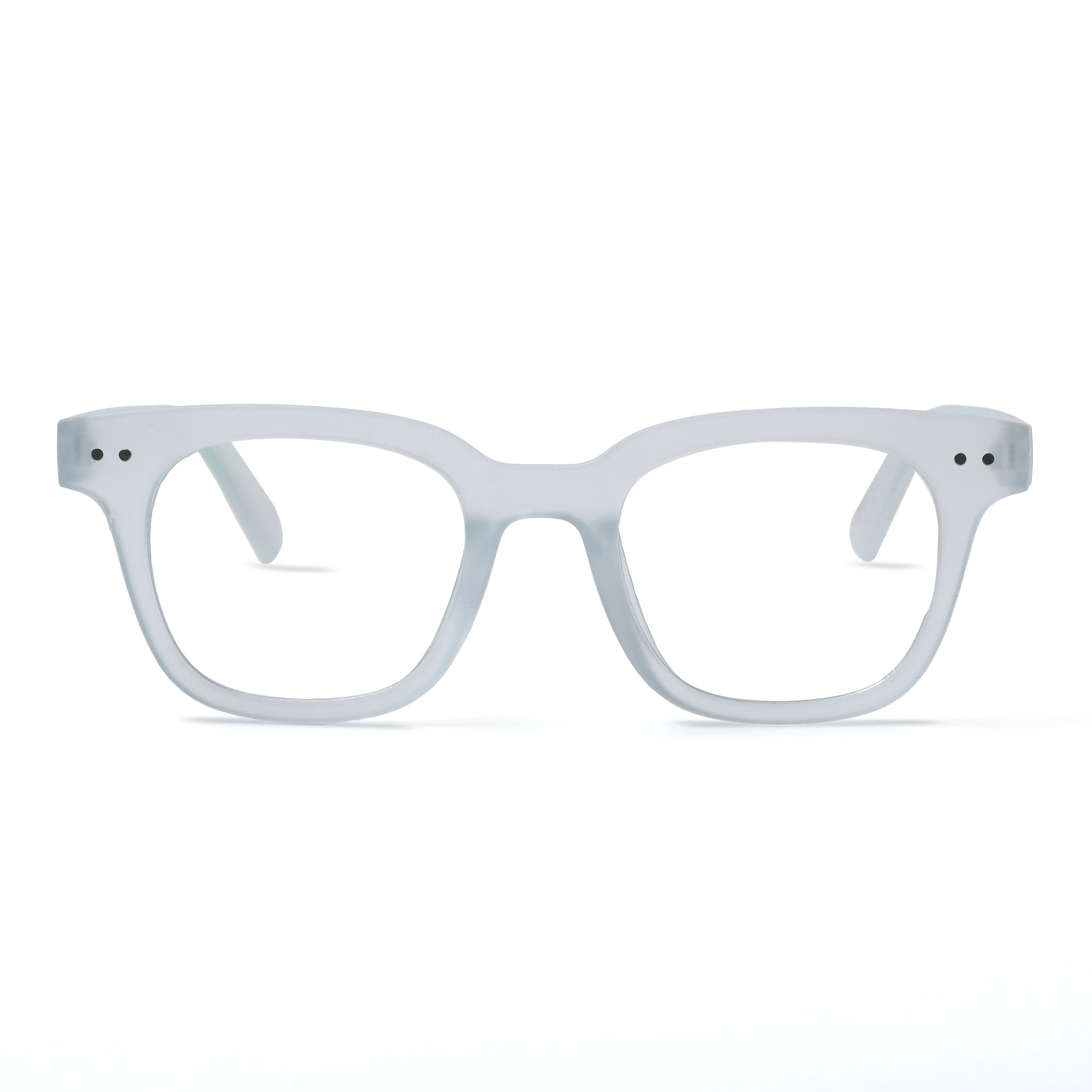     			SAN EYEWEAR White Full Rim Square Computer Glasses ( Pack of 1 )