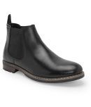 Red Tape Black Men's Chelsea Boots