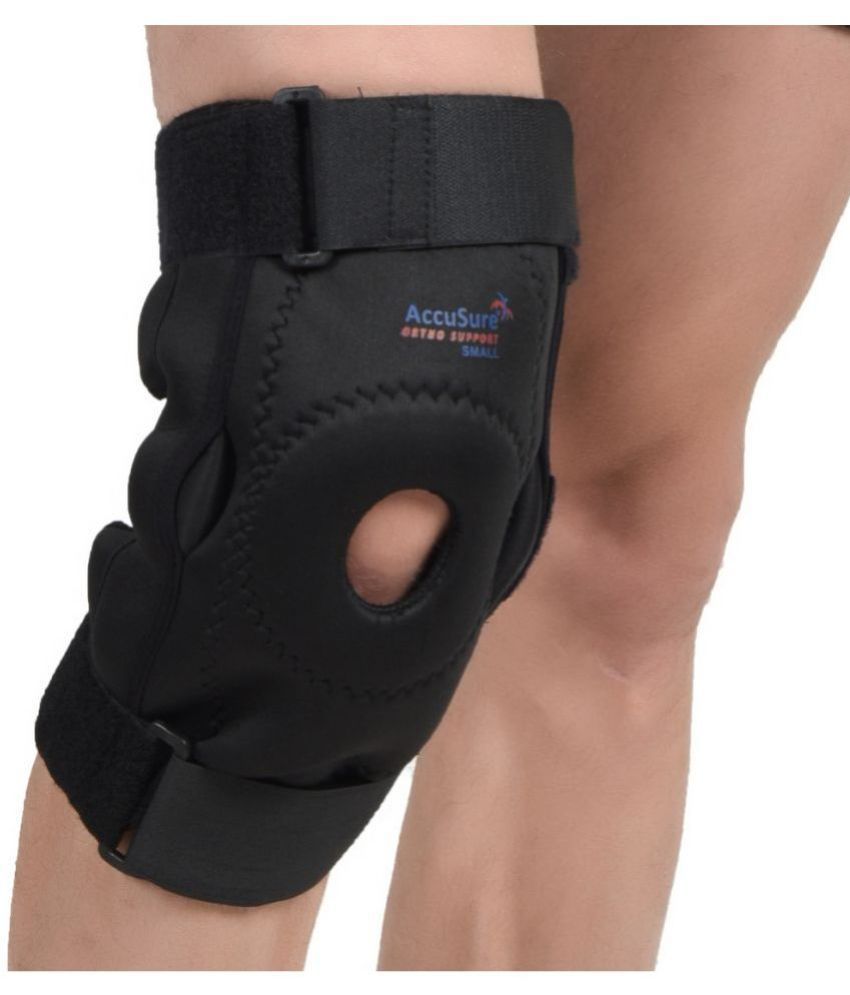     			ACCUSURE Unisex Sports Knee Supports Single Black ( S - Size )