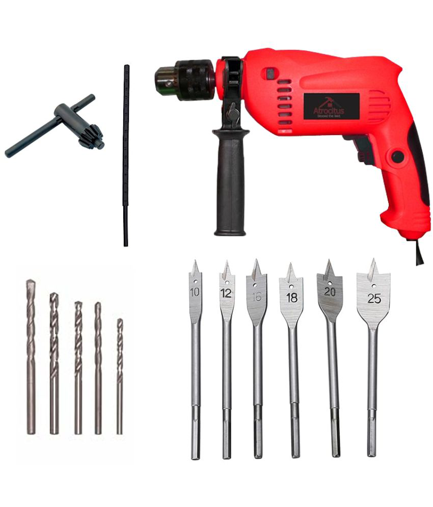     			Atrocitus - Kit of 4 - 56 1850W 13mm Corded Drill Machine with Bits