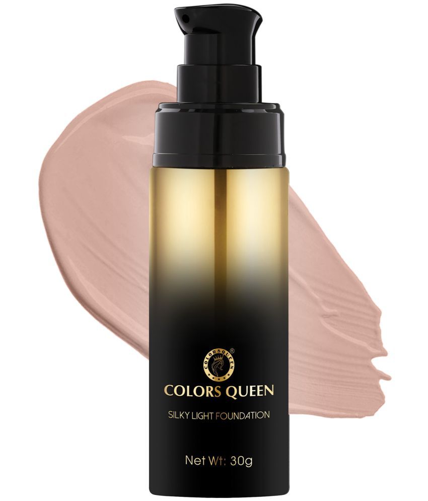     			Colors Queen Matte Liquid For All Skin Types Skin Light Foundation Pack of 1