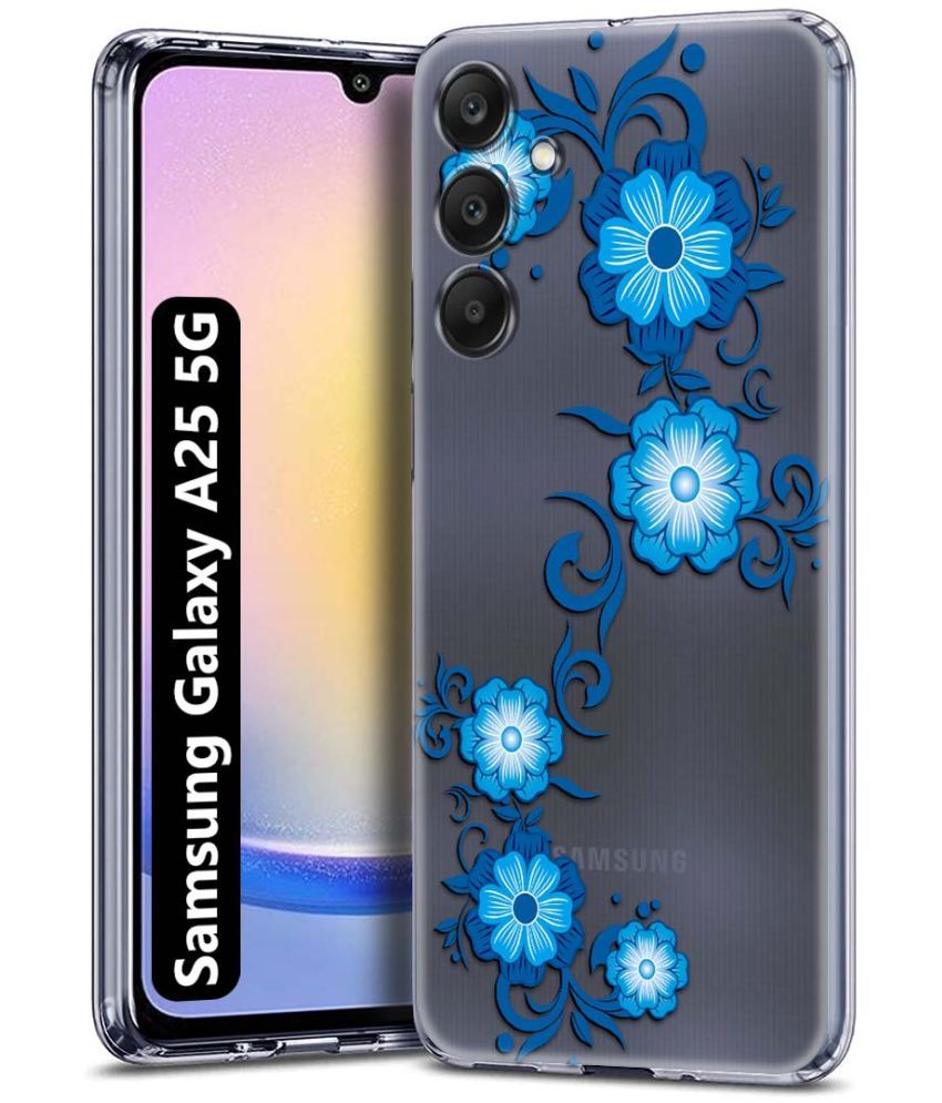     			Fashionury Multicolor Printed Back Cover Silicon Compatible For Samsung Galaxy A25 5G ( Pack of 1 )