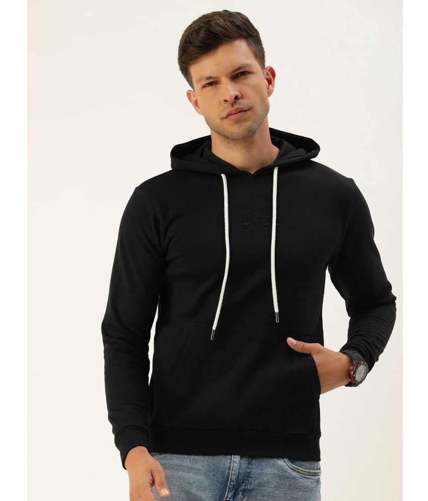     			Free Society Fleece Hooded Men's Sweatshirt - Black ( Pack of 1 )
