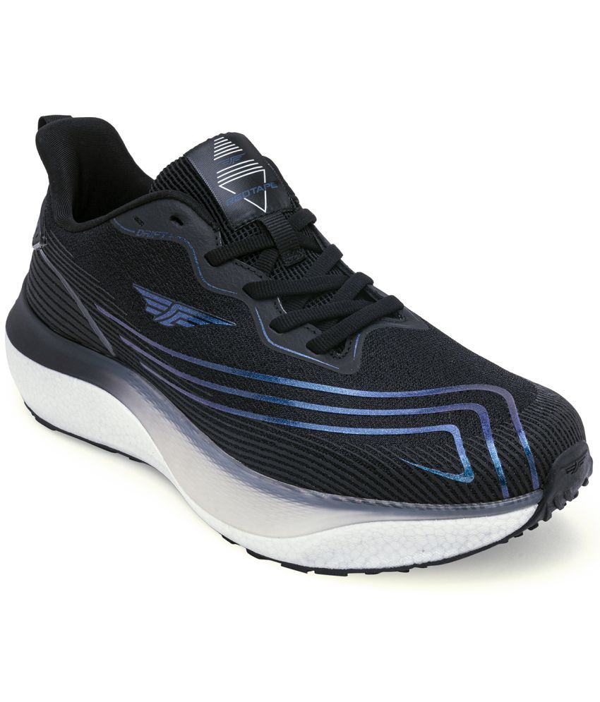     			Red Tape Black Men's Sports Running Shoes