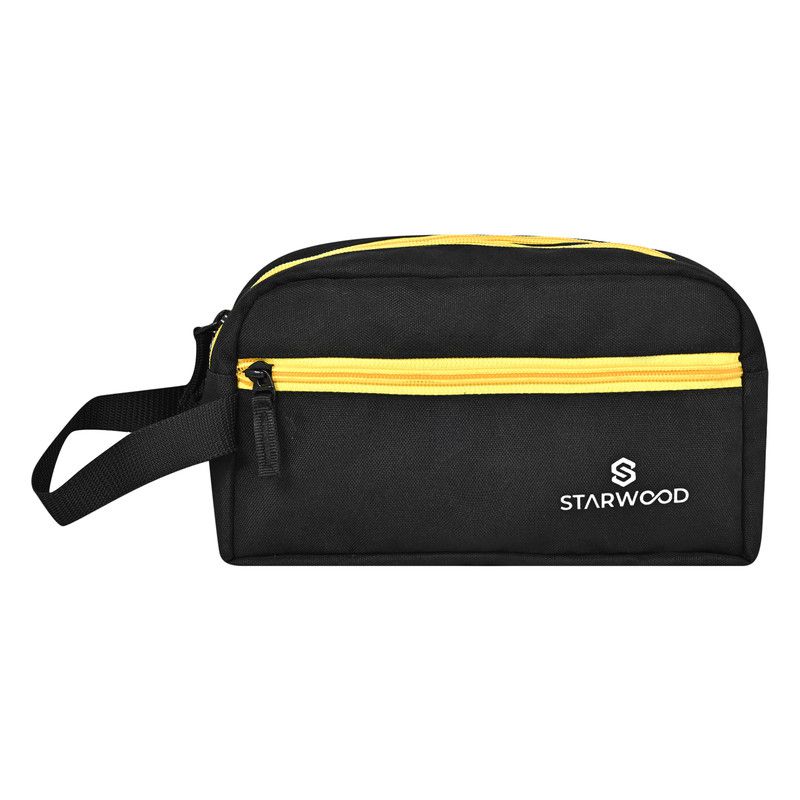     			Starwood Yellow Fashionable Toiletry Bag for Unisex