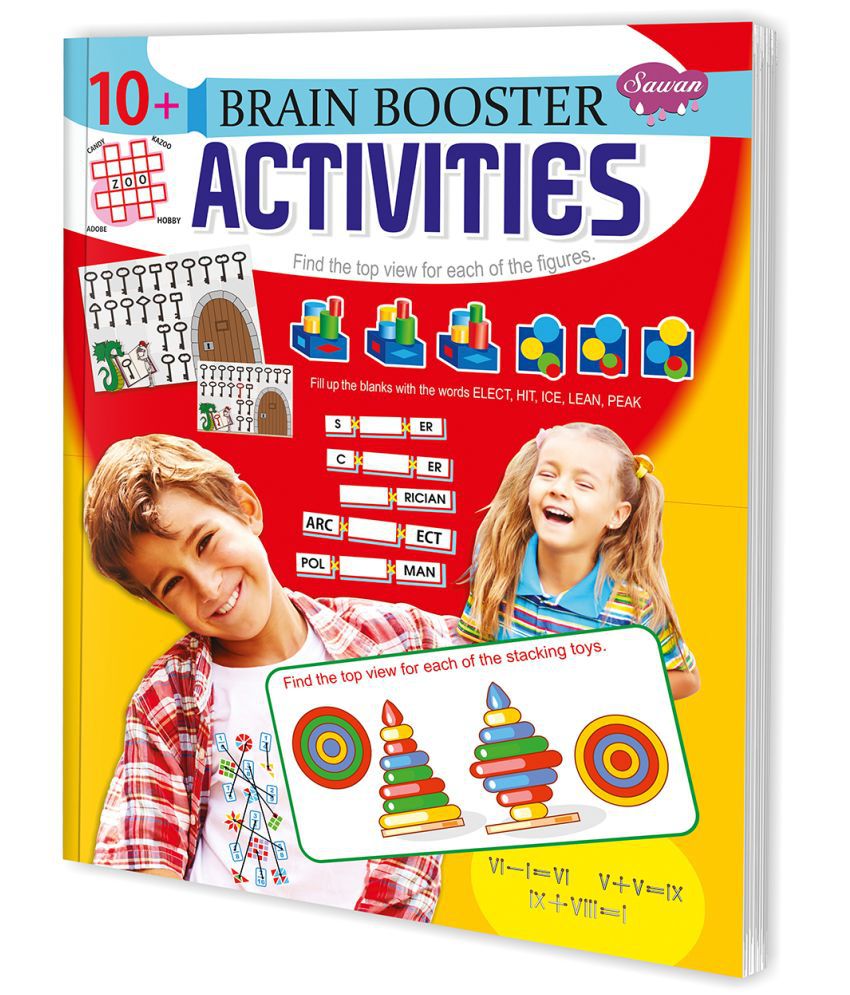     			10+ Brain Booster Activities | 1 Activity Book By Sawan (Paperback, Manoj Publications Editorial Board)