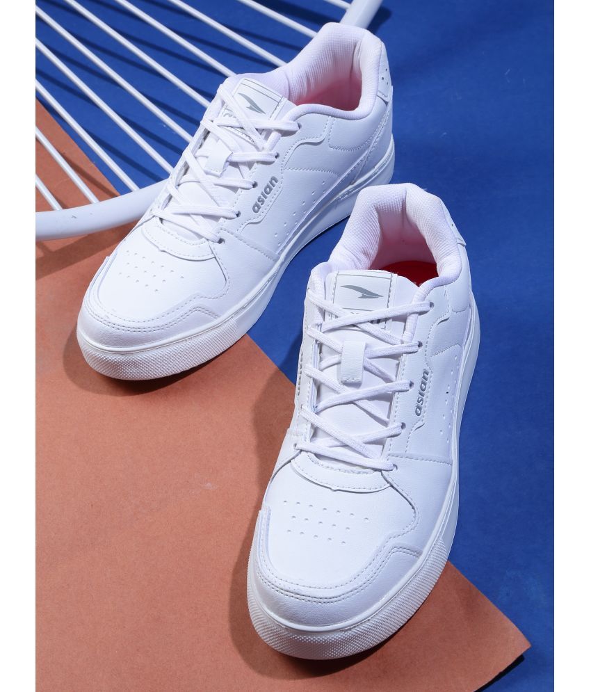     			ASIAN JASPER-19 White Men's Sneakers