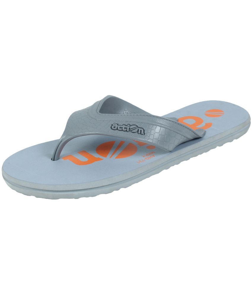     			Action Grey Melange Men's Daily Slipper