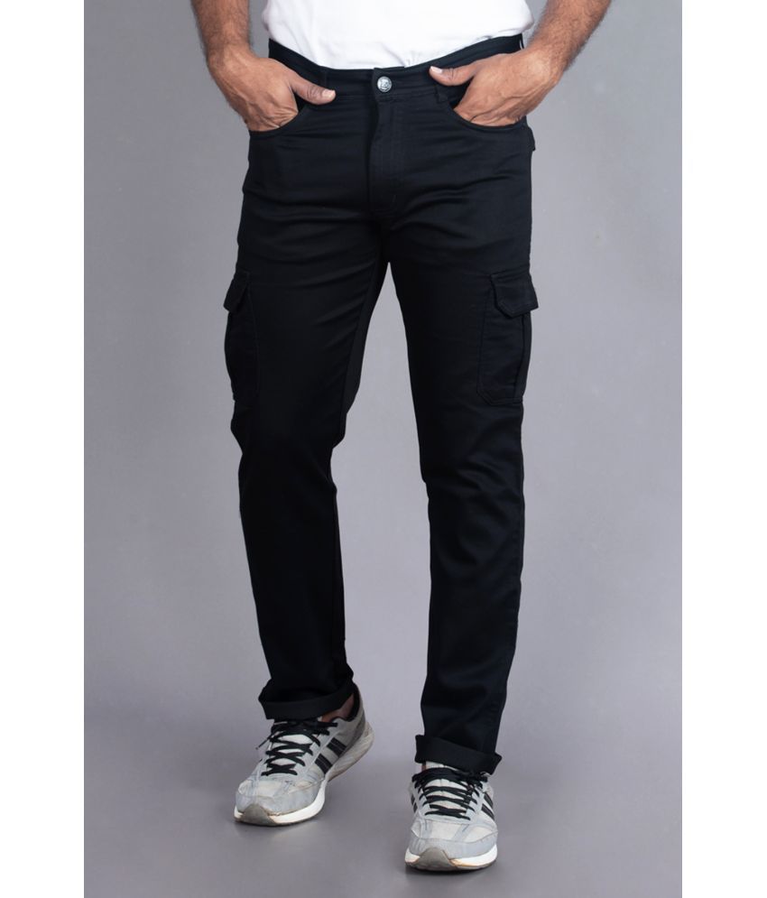     			Aflash Regular Fit Basic Men's Jeans - Black ( Pack of 1 )