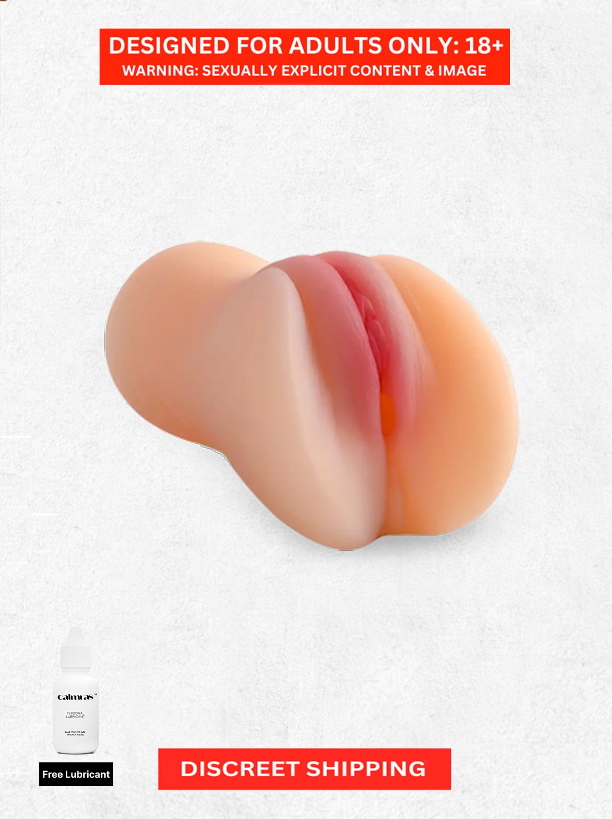     			Blow Job Male Masturbator- Realistic Pussy, Body Safe Silicone Material Skin Color | 5 inch Easy to Carry and Easy to use