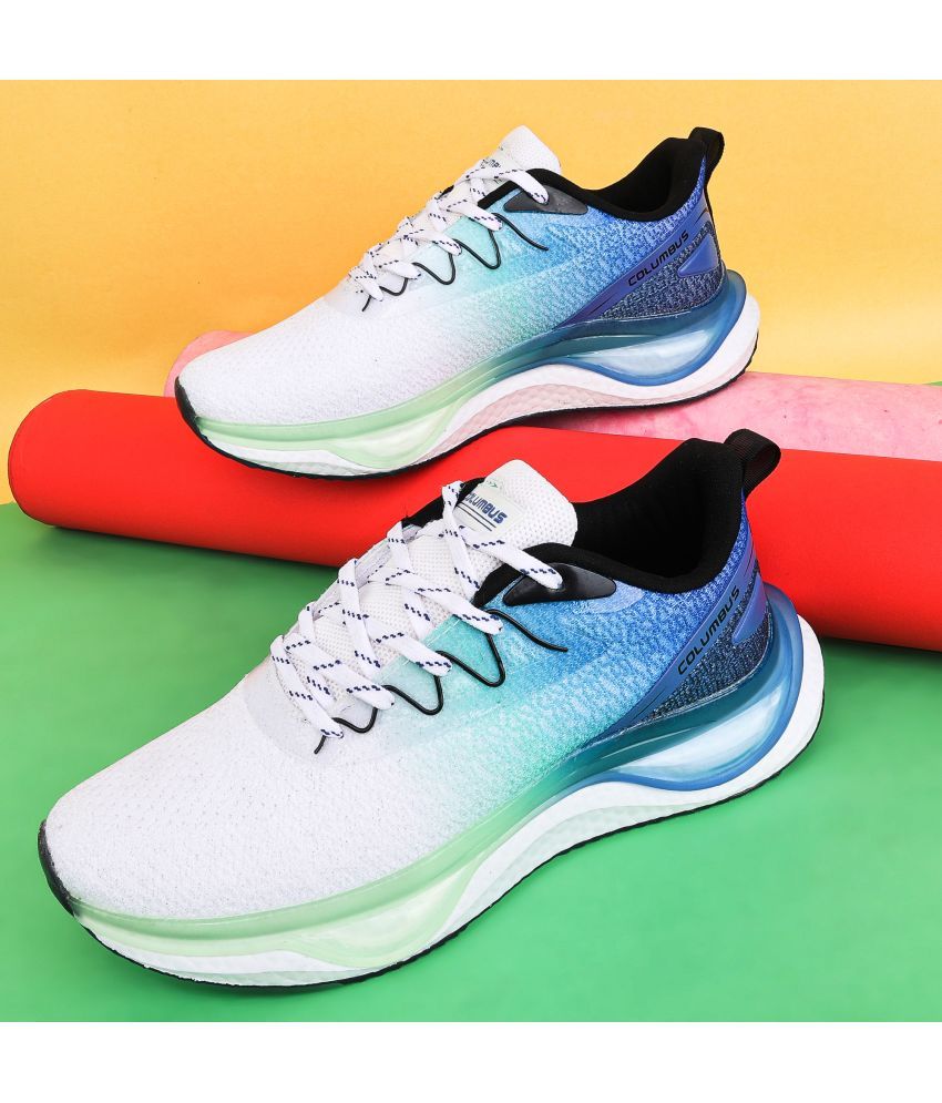     			Columbus WONDER Light Blue Men's Sports Running Shoes