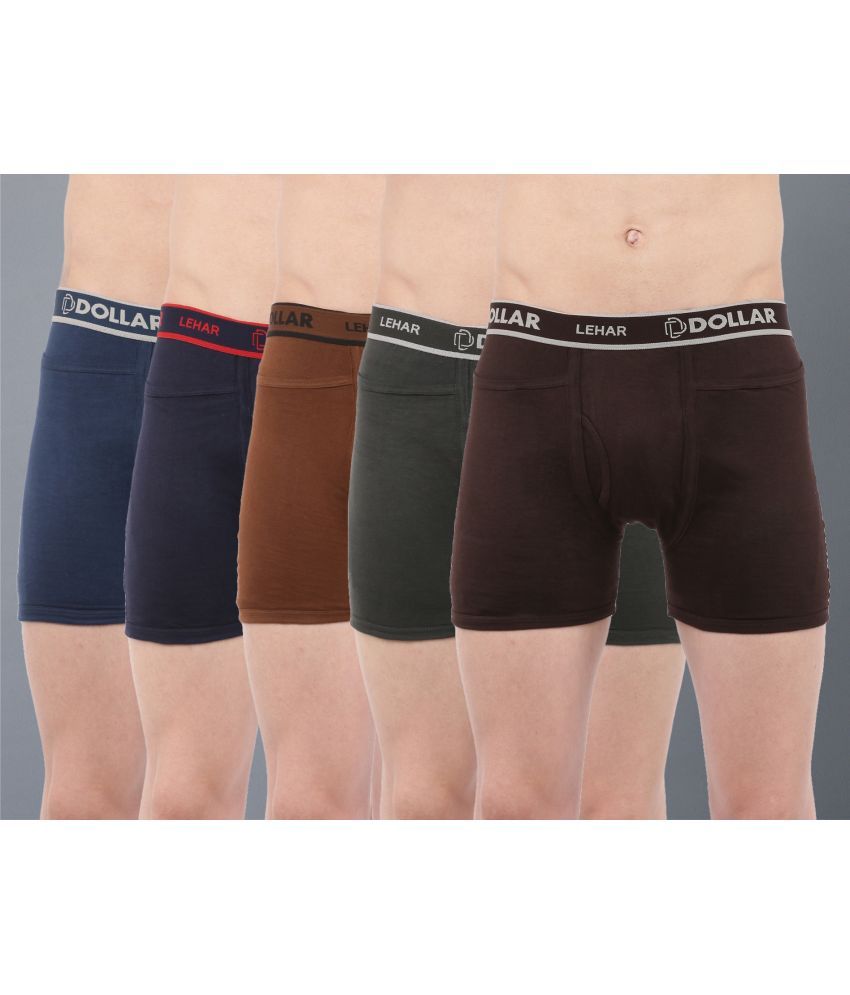     			Pack of 5 Dollar Multicolor Cotton Men's Trunks