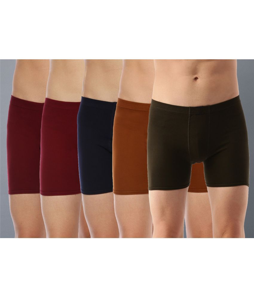     			Pack of 5 Dollar Multicolor Cotton Men's Trunks