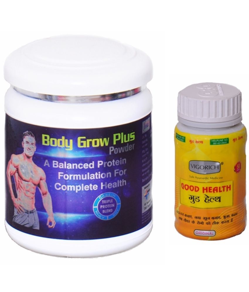     			Dr. Chopra G&G Good Health 50 Capsule & Rikhi Body Grow Plus Powder 300 gm Chocolate Flavor