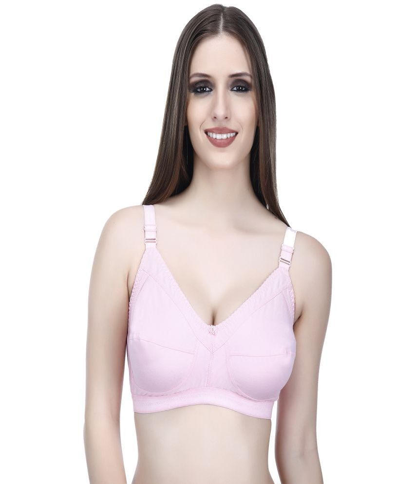     			Elina Cotton Women's Minimizer Bra ( Pink ) DOVE-BABYPINK