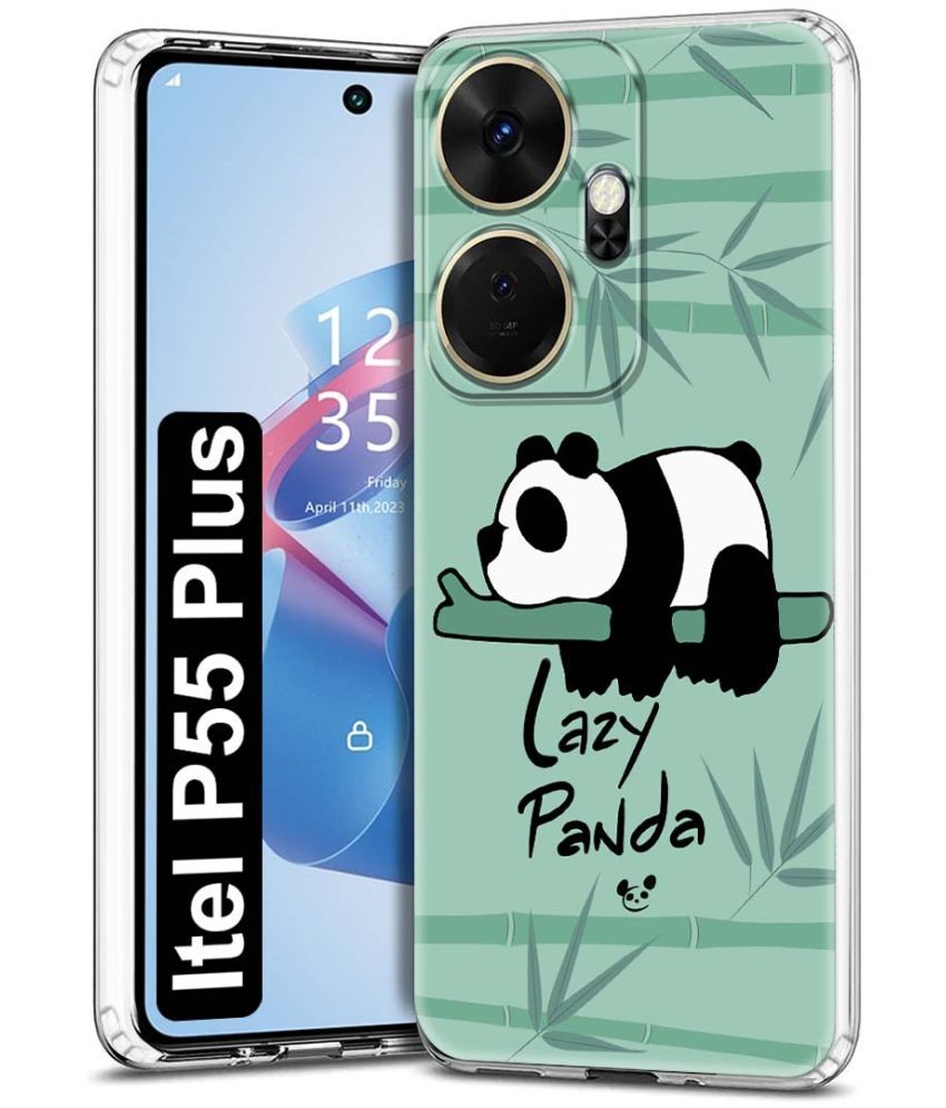     			Fashionury Multicolor Printed Back Cover Silicon Compatible For Itel P55 Plus ( Pack of 1 )