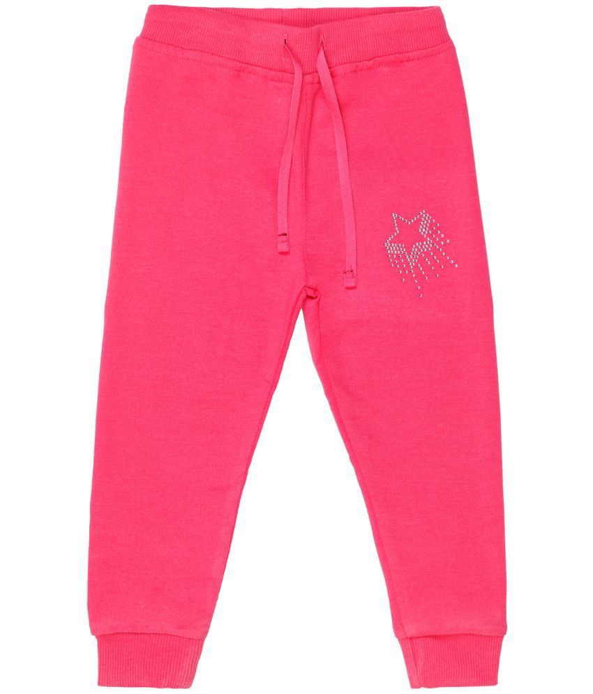     			Bodycare Pink Cotton Blend Trackpant For Baby Girl ( Pack of 1 )