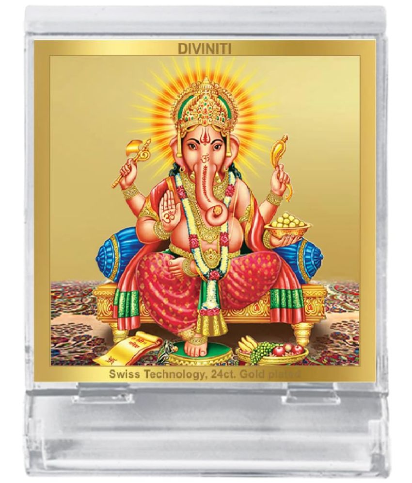     			Diviniti Lord Ganesha Ideal For Car Dashboard ( Pack of 1 )
