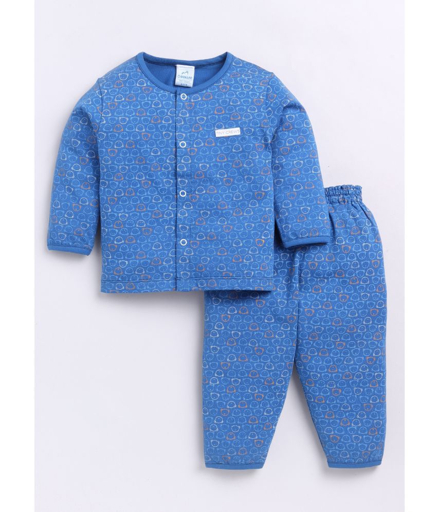     			Dollar Blue Cotton Baby Boy T-Shirt & Trouser ( Pack of 1 )