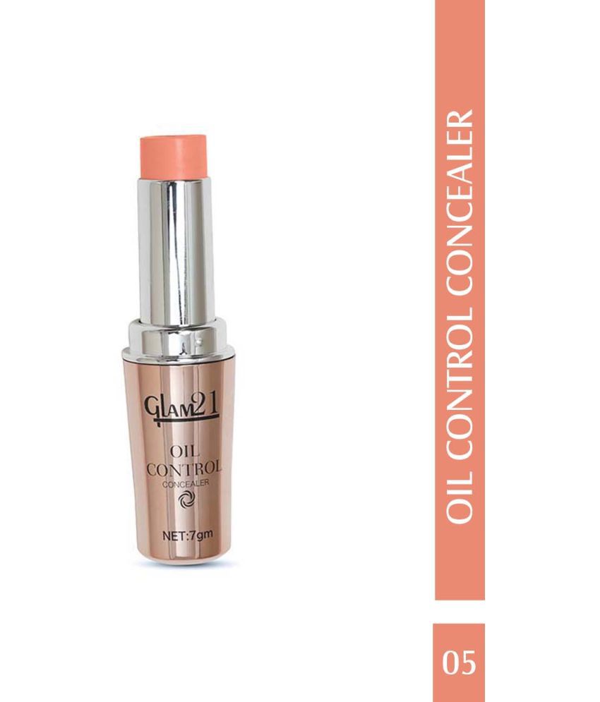     			Glam21 Oil Control Concealer Medium To Full Coverage Smooth matte look Longer Stay 7g Shade05