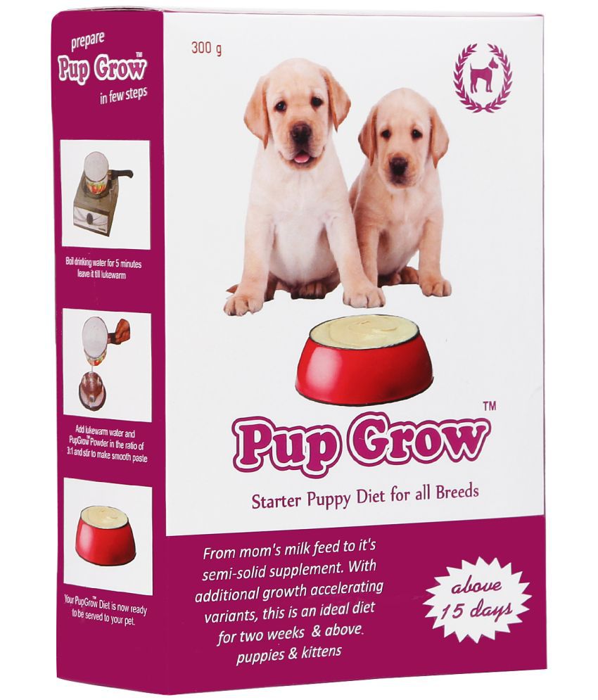     			Pup Grow Dry Dog Food Milk for Puppy ( 300 gms )