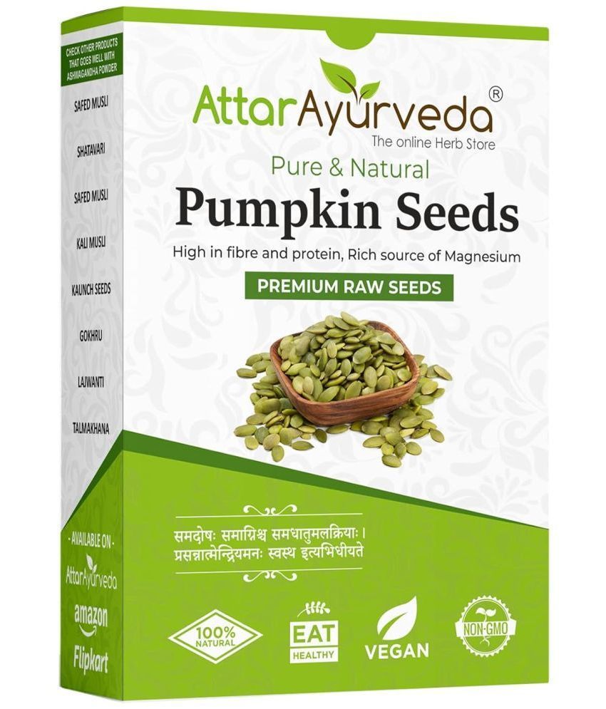     			Attar Ayurveda Raw pumpkin seeds for eating (250 grams) | Protein and Fiber Rich Superfood