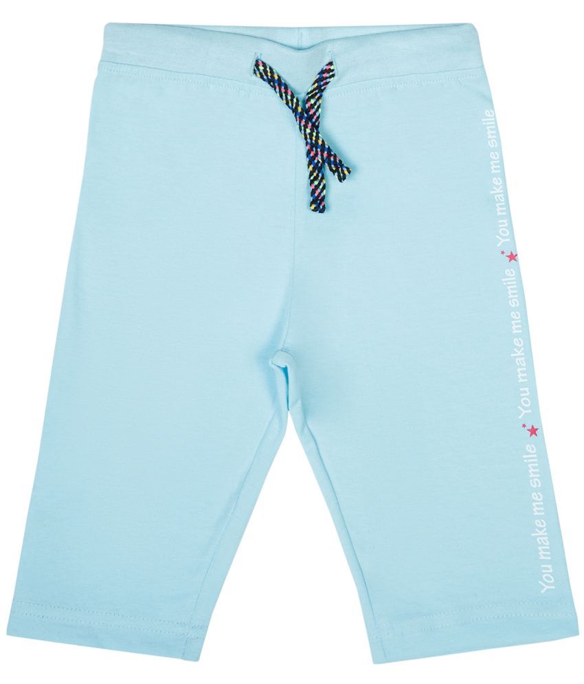     			Bodycare - Blue Cotton Girls Capris ( Pack of 1 )