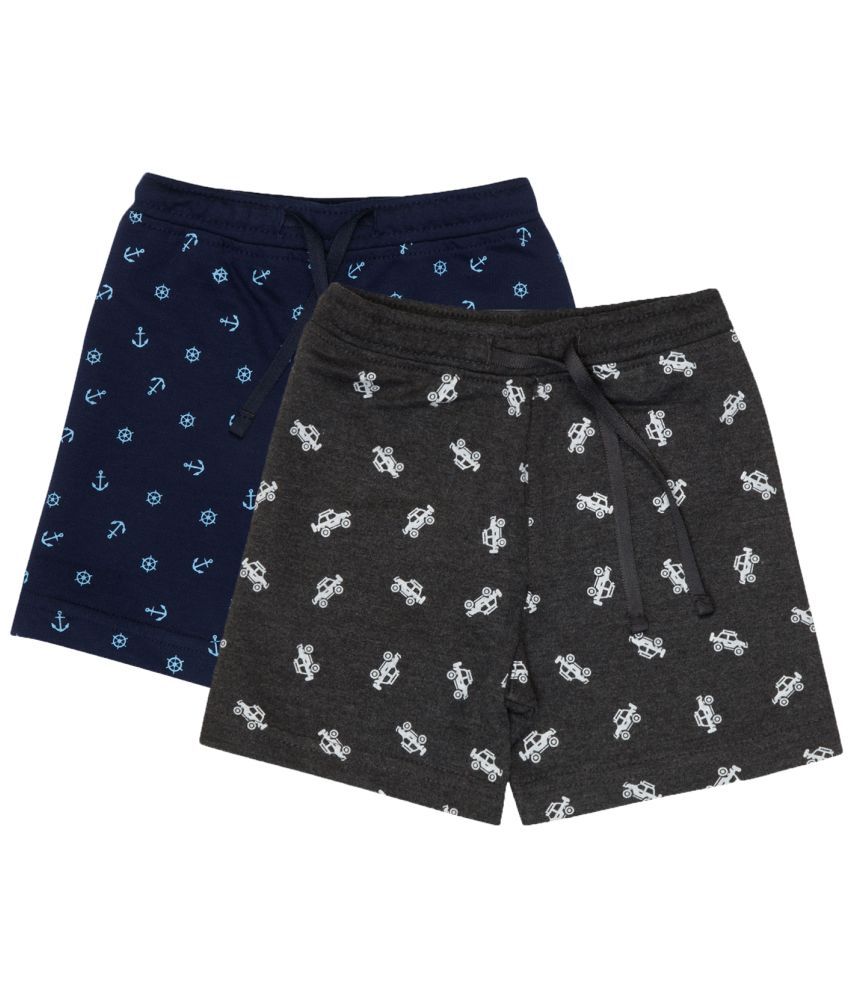     			Bodycare - Multi Cotton Boys Shorts ( Pack of 2 )